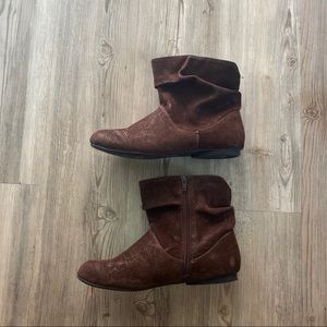 Piper Brown Suede Booties 6